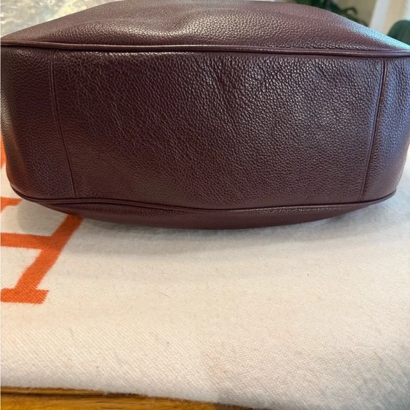 Coach Dark burgundy Leather Hobo Bag - Picture 8 of 16